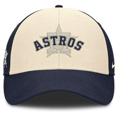 Houston Astros Nike Statement Club Performance Adjustable Hat - Navy/Natural - Nike Lifestyle