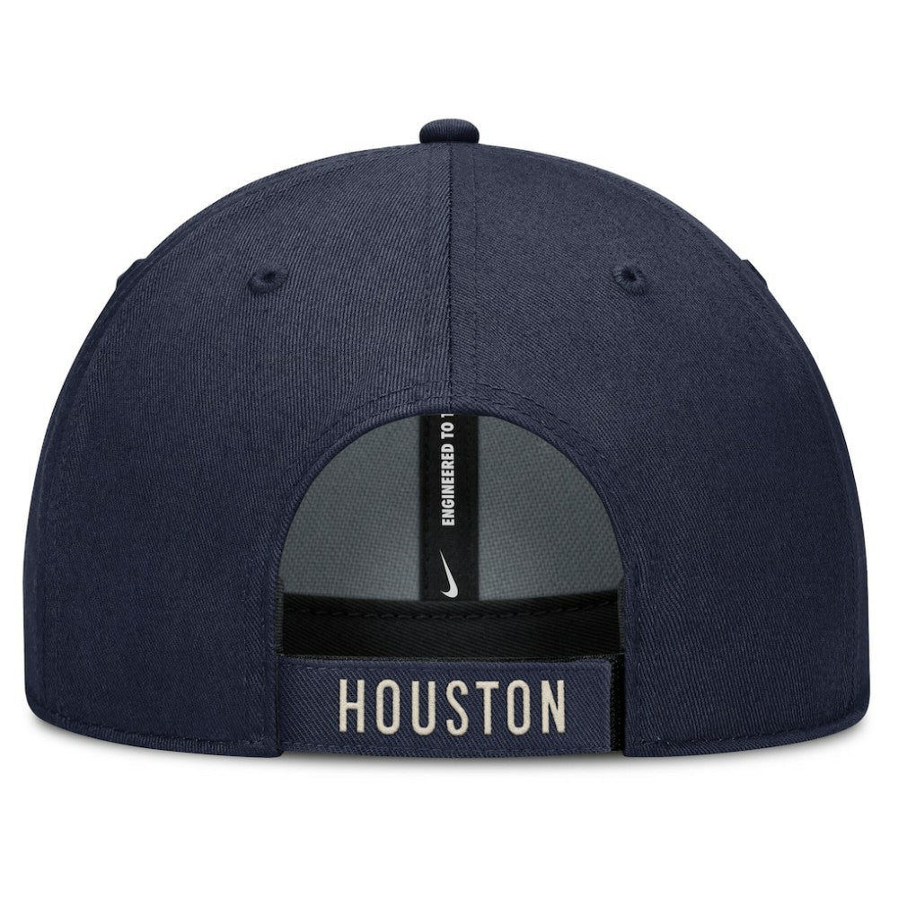 Houston Astros Nike Statement Club Performance Adjustable Hat - Navy/Natural - Nike Lifestyle