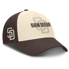 San Diego Padres Nike Statement Club Performance Adjustable Hat - Brown/Natural - Nike Discount