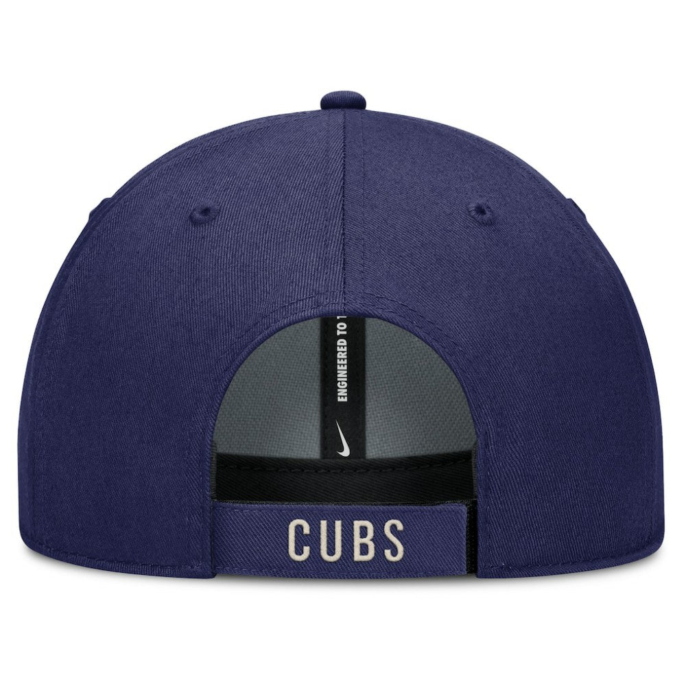 Chicago Cubs Nike Statement Club Performance Adjustable Hat - Royal/Natural - Nike Lifestyle