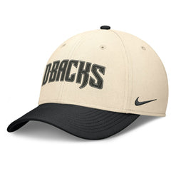 Arizona Diamondbacks Nike Statement Rise Performance Flex Hat - Natural/Black - Nike Lifestyle