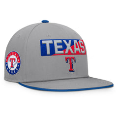 Texas Rangers Fanatics Punchout Snapback Hat - Gray - Fanatics Online