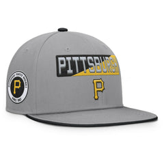 Pittsburgh Pirates Fanatics Punchout Snapback Hat - Gray - Fanatics Online
