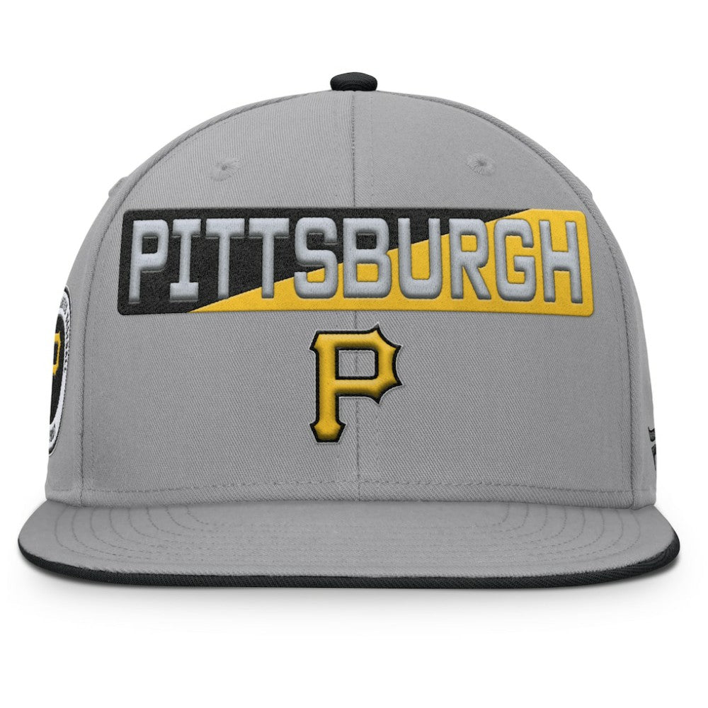 Pittsburgh Pirates Fanatics Punchout Snapback Hat - Gray - Fanatics Online
