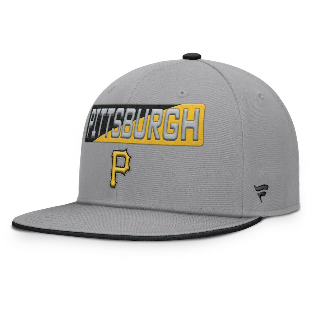 Pittsburgh Pirates Fanatics Punchout Snapback Hat - Gray - Fanatics Online
