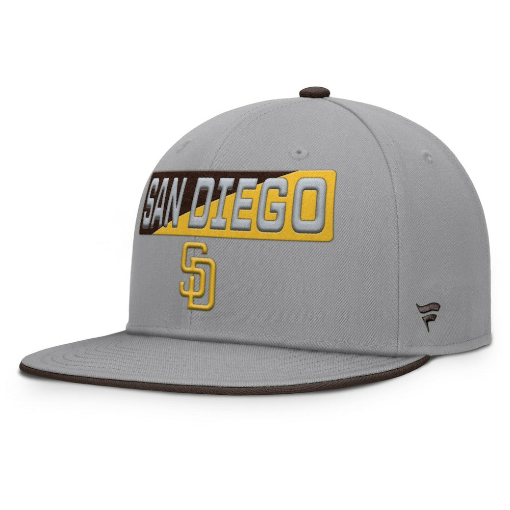San Diego Padres Fanatics Punchout Snapback Hat - Gray - Fanatics Sale