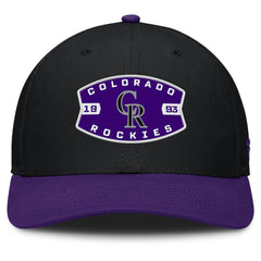 Colorado Rockies Fanatics Cutoff Adjustable Trucker Hat - Black/Purple - Fanatics Sale