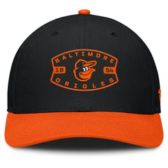 Baltimore Orioles Fanatics Cutoff Adjustable Trucker Hat - Black/Orange - Fanatics Lifestyle