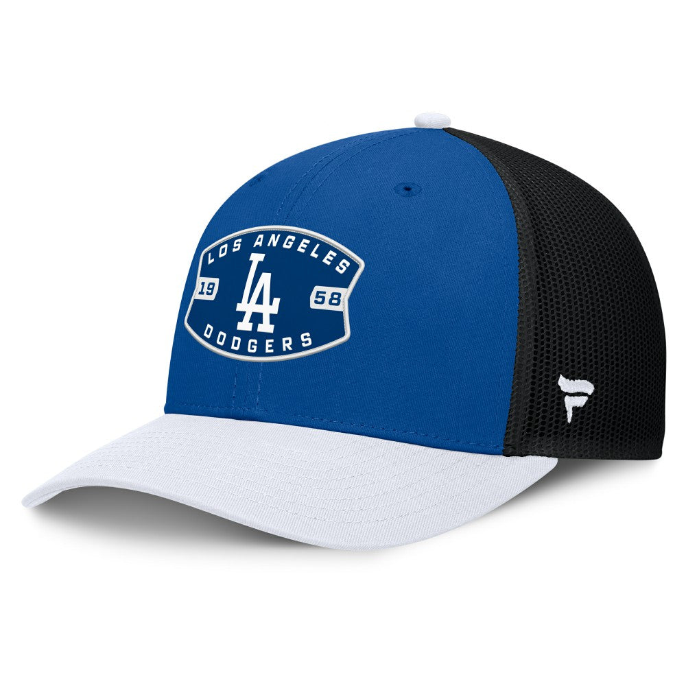 Los Angeles Dodgers Fanatics Cutoff Adjustable Trucker Hat - Royal/White - Fanatics Lifestyle
