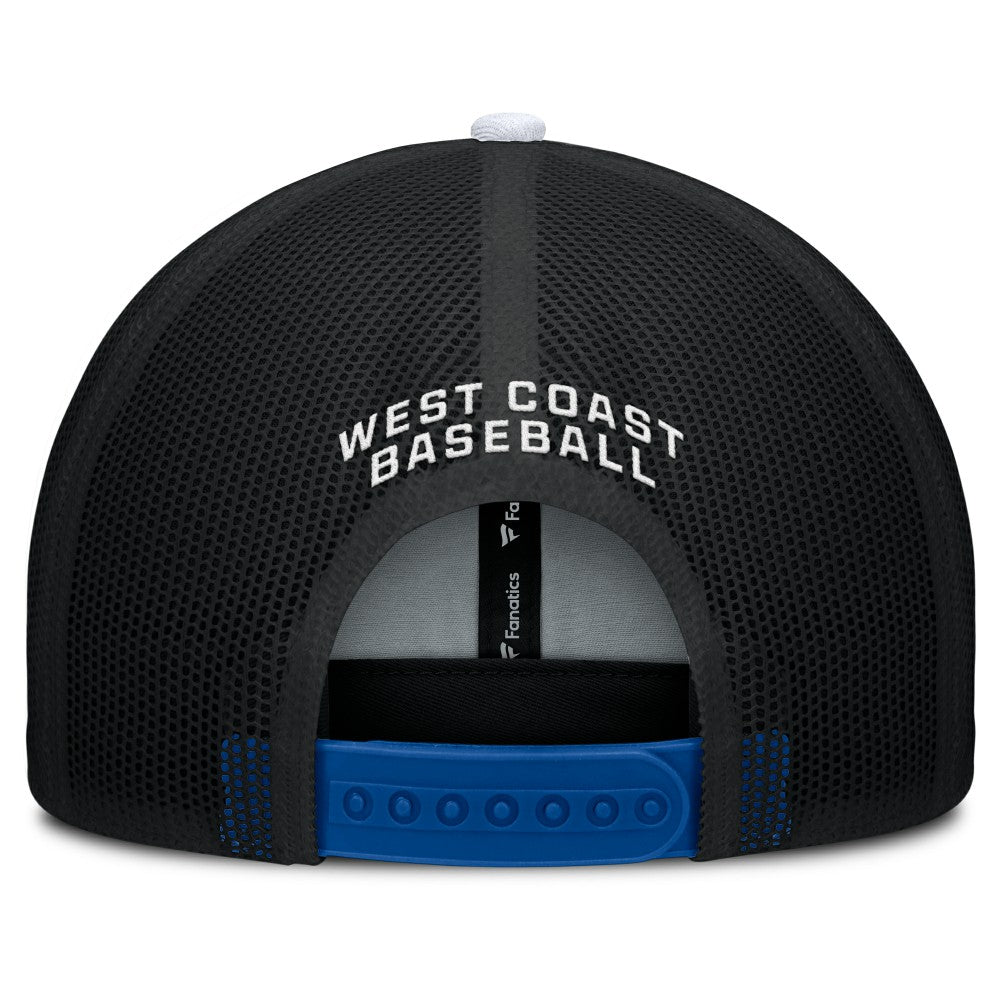Los Angeles Dodgers Fanatics Cutoff Adjustable Trucker Hat - Royal/White - Fanatics Lifestyle
