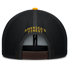 San Diego Padres Fanatics Cutoff Adjustable Trucker Hat - Brown/Gold - Fanatics on Sale