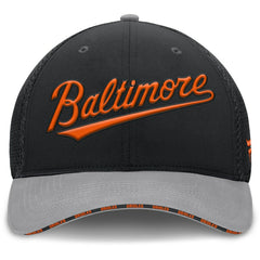 Baltimore Orioles Fanatics Pennant Flex Hat - Black/Gray - Fanatics Discount