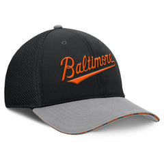 Baltimore Orioles Fanatics Pennant Flex Hat - Black/Gray - Fanatics Discount