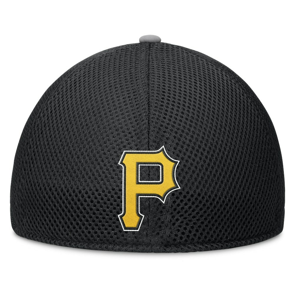 Pittsburgh Pirates Fanatics Pennant Flex Hat - Black/Gray - Fanatics Discount