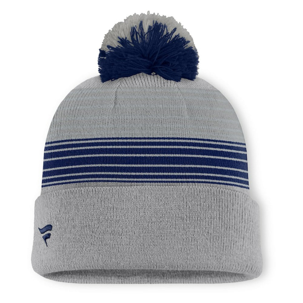 New York Yankees Fanatics Balk Cuffed Knit Hat with Pom - Gray - Fanatics on Sale