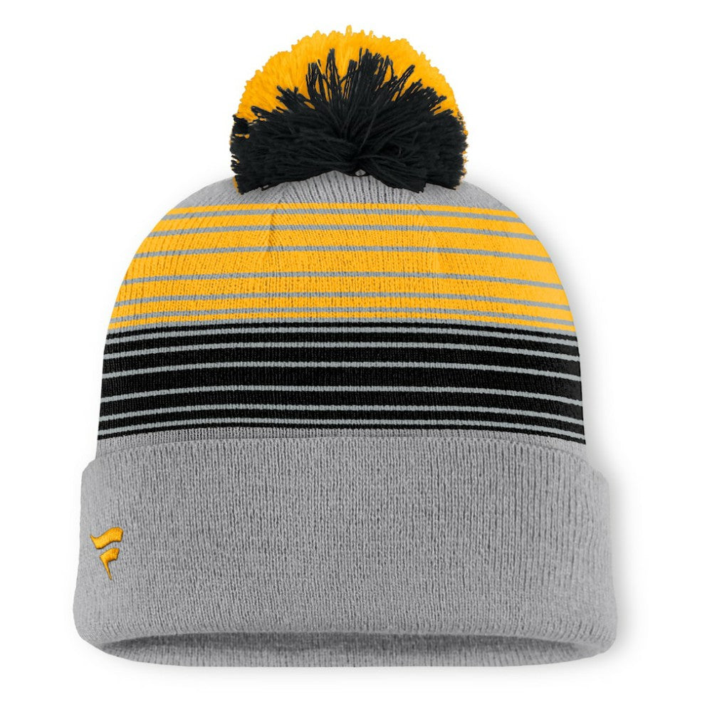 Pittsburgh Pirates Fanatics Balk Cuffed Knit Hat with Pom - Gray - Fanatics Lifestyle