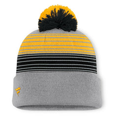 Pittsburgh Pirates Fanatics Balk Cuffed Knit Hat with Pom - Gray - Fanatics Lifestyle