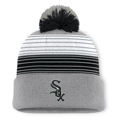 Chicago White Sox Fanatics Balk Cuffed Knit Hat with Pom - Gray - Fanatics Sale
