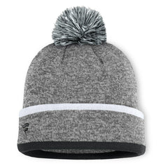 Chicago White Sox Fanatics Backstop Cuffed Knit Hat with Pom - Heather Gray - Fanatics Lifestyle