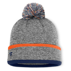 Houston Astros Fanatics Backstop Cuffed Knit Hat with Pom - Heather Gray - Fanatics Sale