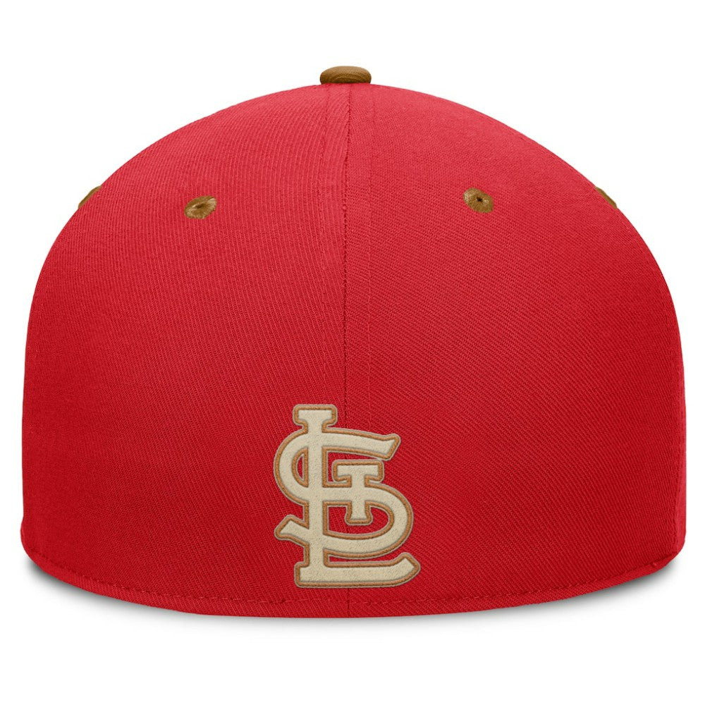 St. Louis Cardinals Fanatics Splinter Fitted Hat - Red/Tan - Fanatics on Sale