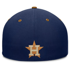 Houston Astros Fanatics Splinter Fitted Hat - Navy/Tan - Fanatics Discount
