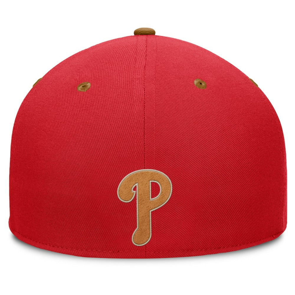 Philadelphia Phillies Fanatics Splinter Fitted Hat - Red/Tan - Fanatics Sale