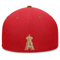 Los Angeles Angels Fanatics Splinter Fitted Hat - Red/Tan - Fanatics Lifestyle