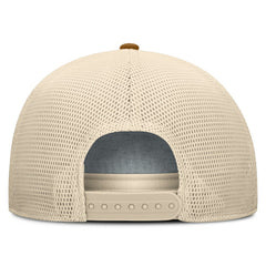 Chicago Cubs Fanatics A-Frame Trucker Adjustable Hat - Brown - Fanatics Lifestyle