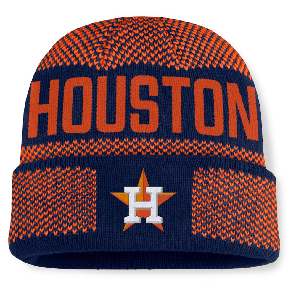 Houston Astros Fanatics Rotation Cuffed Knit Hat - Navy - Fanatics Lifestyle
