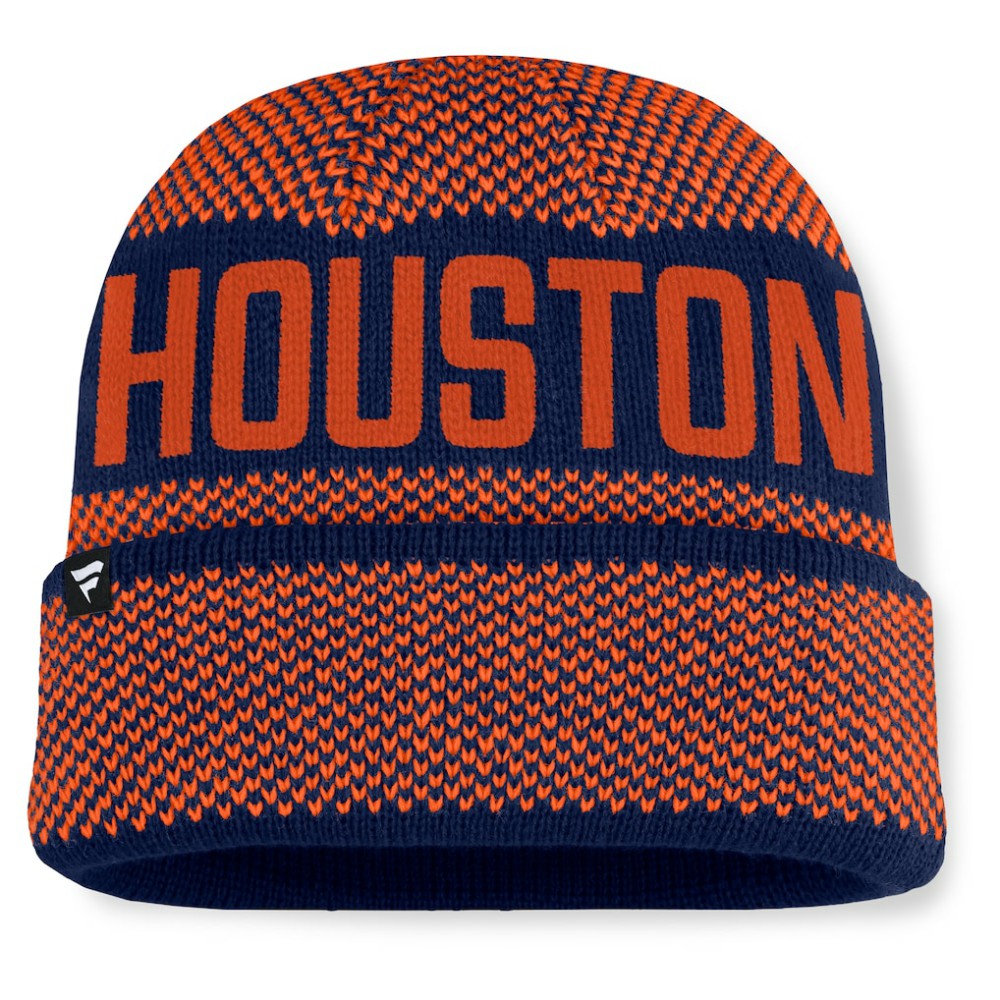 Houston Astros Fanatics Rotation Cuffed Knit Hat - Navy - Fanatics Lifestyle