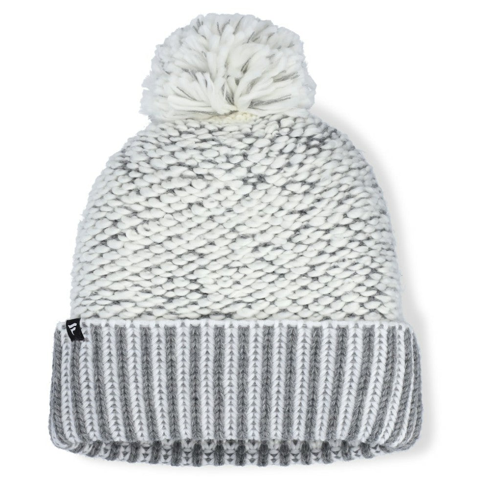 Athletics Fanatics Women's Hangtime Cuffed Knit with Pom - Heather Gray - Fanatics Sale