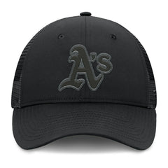 Athletics Fanatics Launch Adjustable Trucker Hat - Black - Fanatics Lifestyle