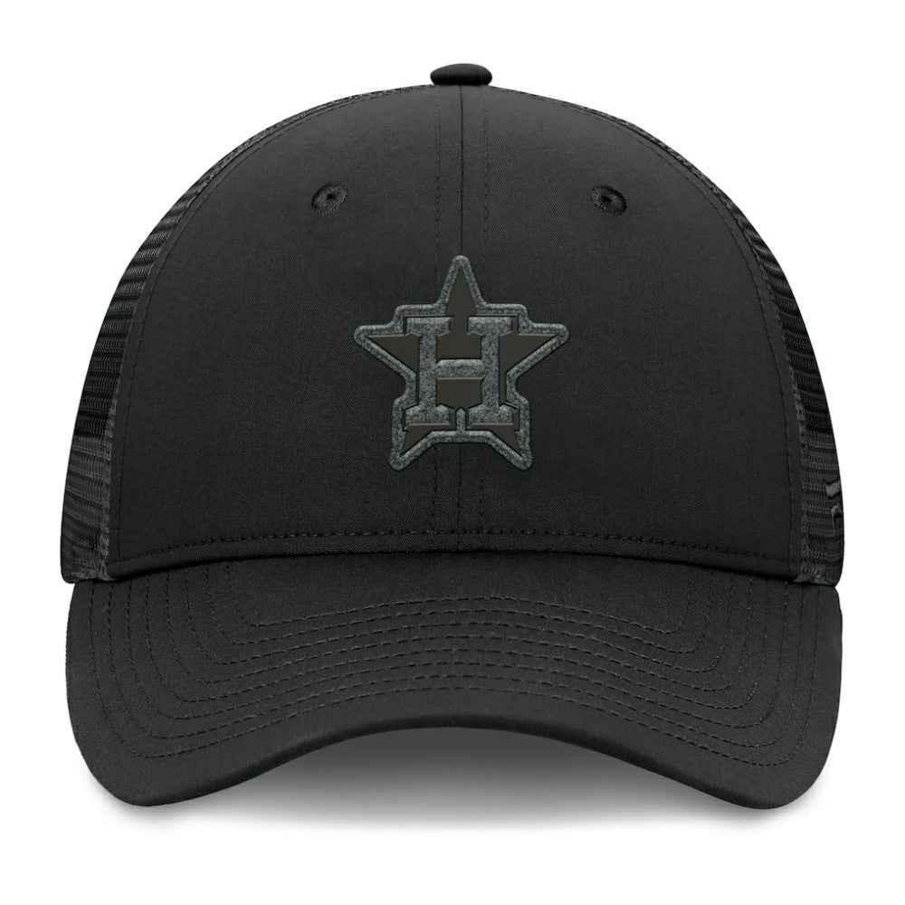 Houston Astros Fanatics Launch Adjustable Trucker Hat - Black - Fanatics Discount