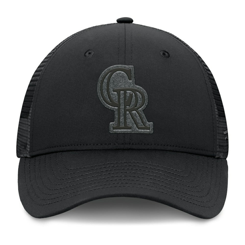 Colorado Rockies Fanatics Launch Adjustable Trucker Hat - Black - Fanatics Online