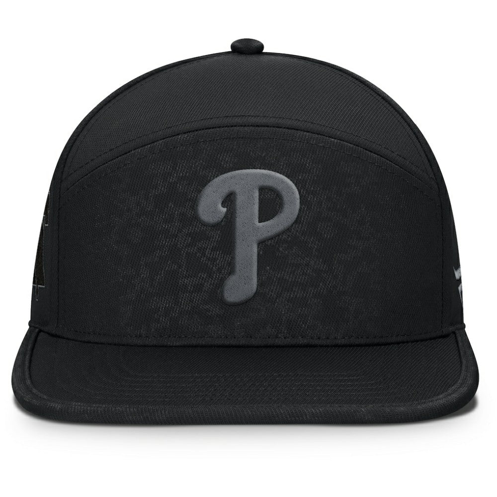 Philadelphia Phillies Fanatics Platoon Adjustable Hat - Black - Fanatics on Sale