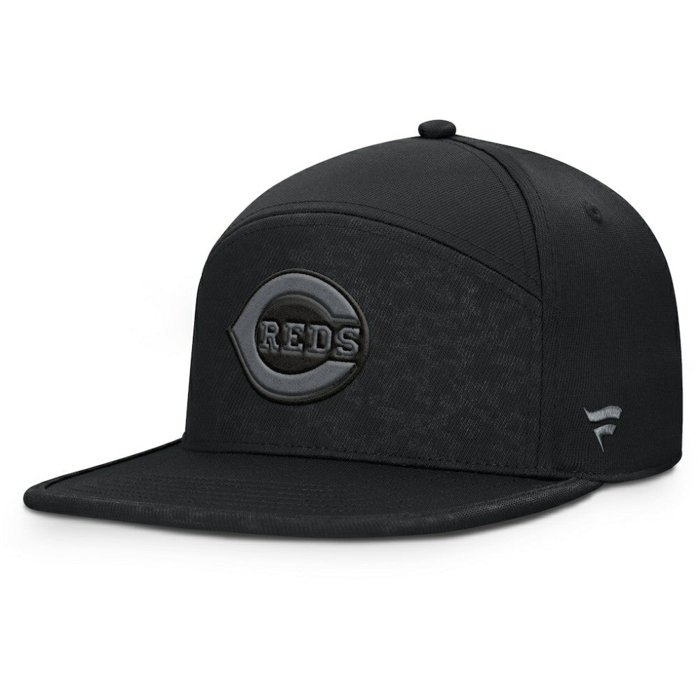 Cincinnati Reds Fanatics Platoon Snapback Hat - Black - Fanatics Discount