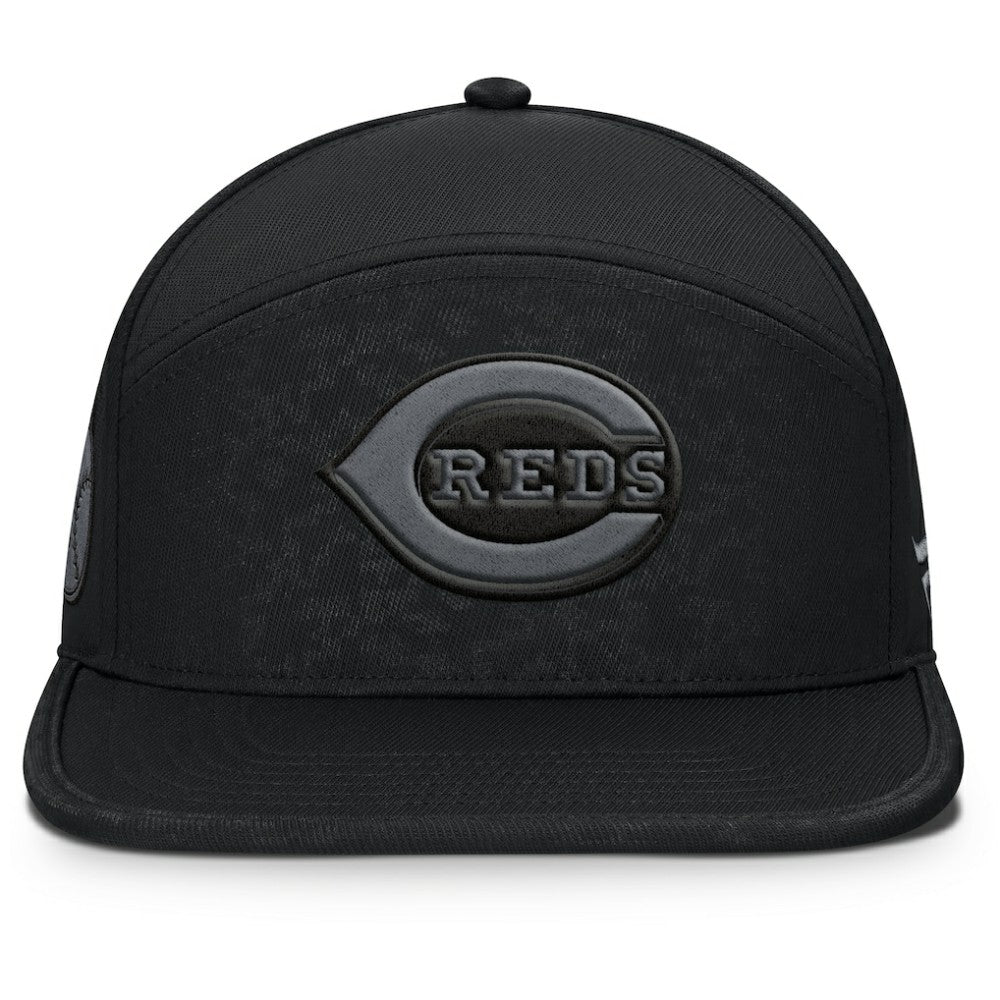 Cincinnati Reds Fanatics Platoon Snapback Hat - Black - Fanatics Discount