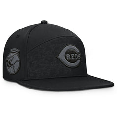 Cincinnati Reds Fanatics Platoon Snapback Hat - Black - Fanatics Discount