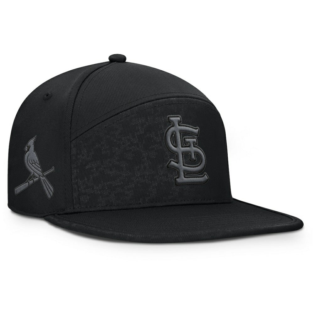 St. Louis Cardinals Fanatics Platoon Snapback Hat - Black - Fanatics Online