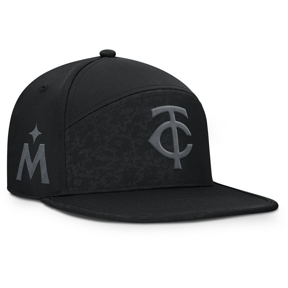 Minnesota Twins Fanatics Platoon Adjustable Hat - Black - Fanatics Sale