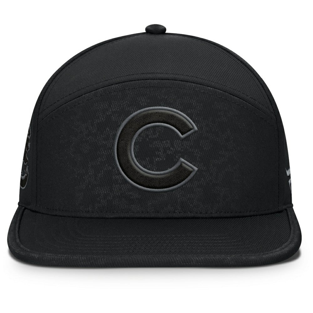 Chicago Cubs Fanatics Platoon Snapback Hat - Black - Fanatics Discount