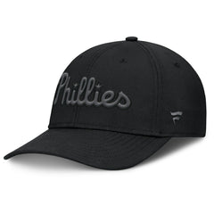 Philadelphia Phillies Fanatics Overpower Flex Hat - Black - Fanatics Lifestyle