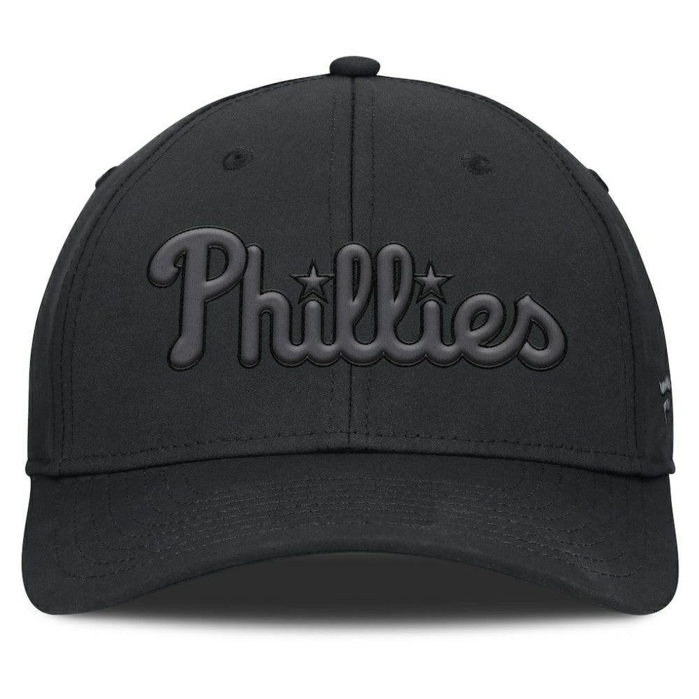 Philadelphia Phillies Fanatics Overpower Flex Hat - Black - Fanatics Lifestyle