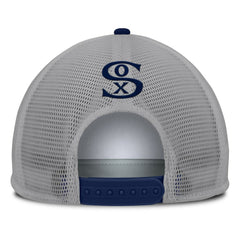 Chicago White Sox Fanatics Cranked Foam Front Patch Trucker Adjustable Hat - Gray/White - Fanatics on Sale