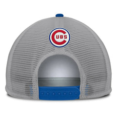 Chicago Cubs Fanatics Cranked Foam Front Patch Trucker Adjustable Hat - Gray/White - Fanatics Online