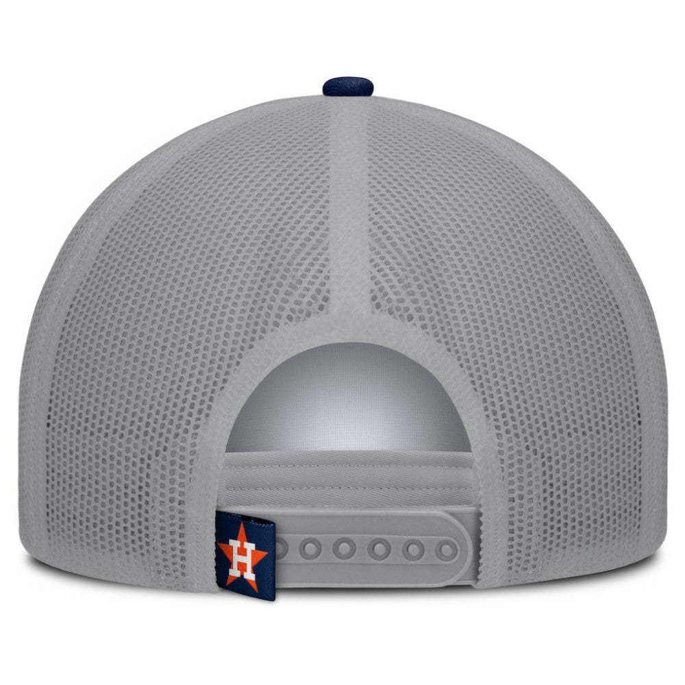 Houston Astros Fanatics Designated A-Frame Foam Front Trucker Adjustable Hat - White/Navy - Fanatics on Sale