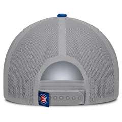 Chicago Cubs Fanatics Designated A-Frame Foam Front Trucker Adjustable Hat - White/Royal - Fanatics Lifestyle