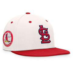 St. Louis Cardinals Fanatics Unit Fitted Hat - Cream/Red - Fanatics Online