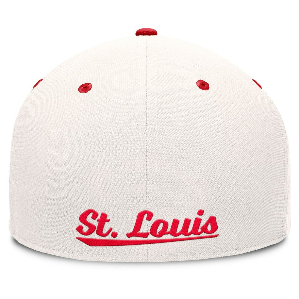 St. Louis Cardinals Fanatics Unit Fitted Hat - Cream/Red - Fanatics Online